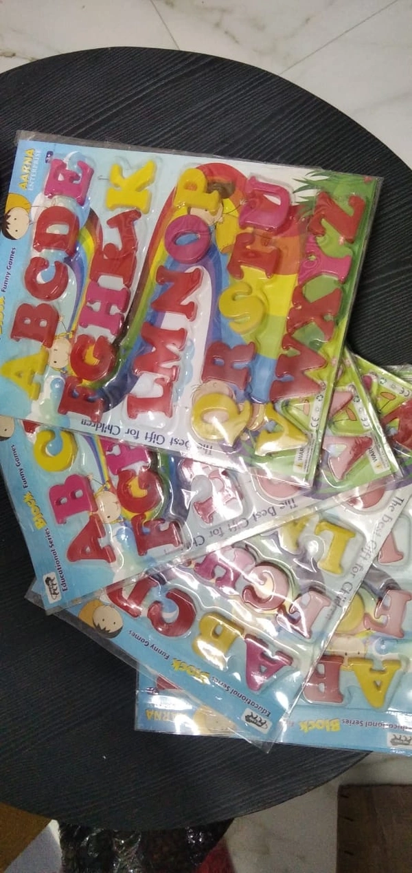 ABCD PLASTIC KIDS LETTERS
