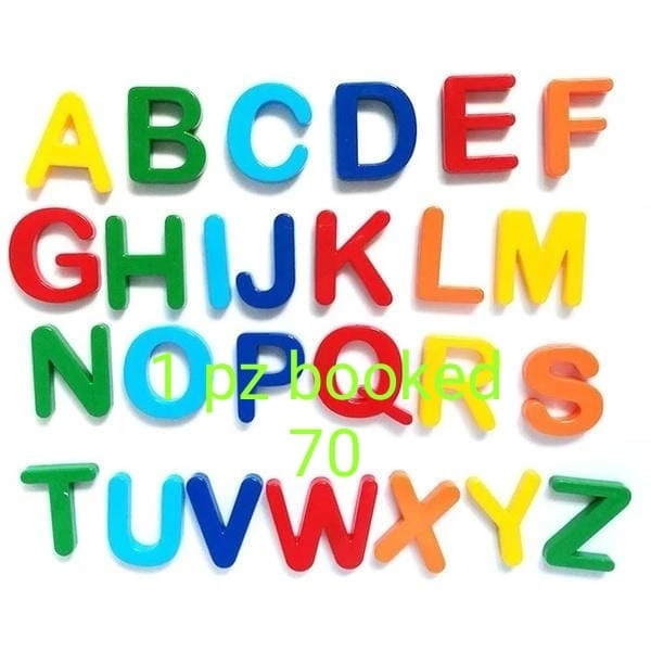 ABCD PLASTIC KIDS LETTERS