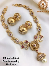 CZ Matti Finish  - swanika gold