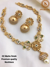 CZ Matti Finish  - swanika gold