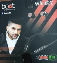 boAt Bluetooth Headphones - Black, freesize