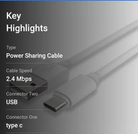 Crovell Data Transfer And Charging Cable - white, unique