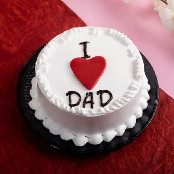 Dad's Special Vanilla (With Fondant Heart)  - 1kg 