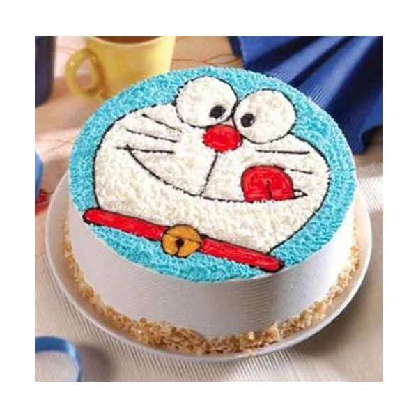 Animated Characters Face Cake  - 1kg
