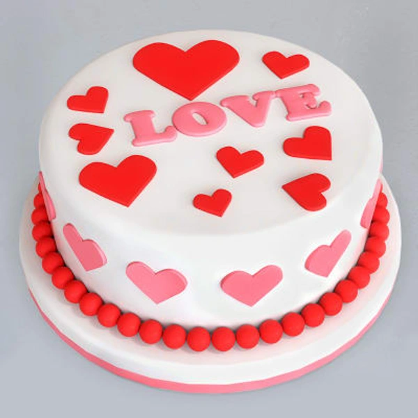 Fondant And Semi Fondant Cake  - 1kg