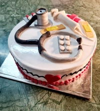Fondant And Semi Fondant Cake  - 1kg