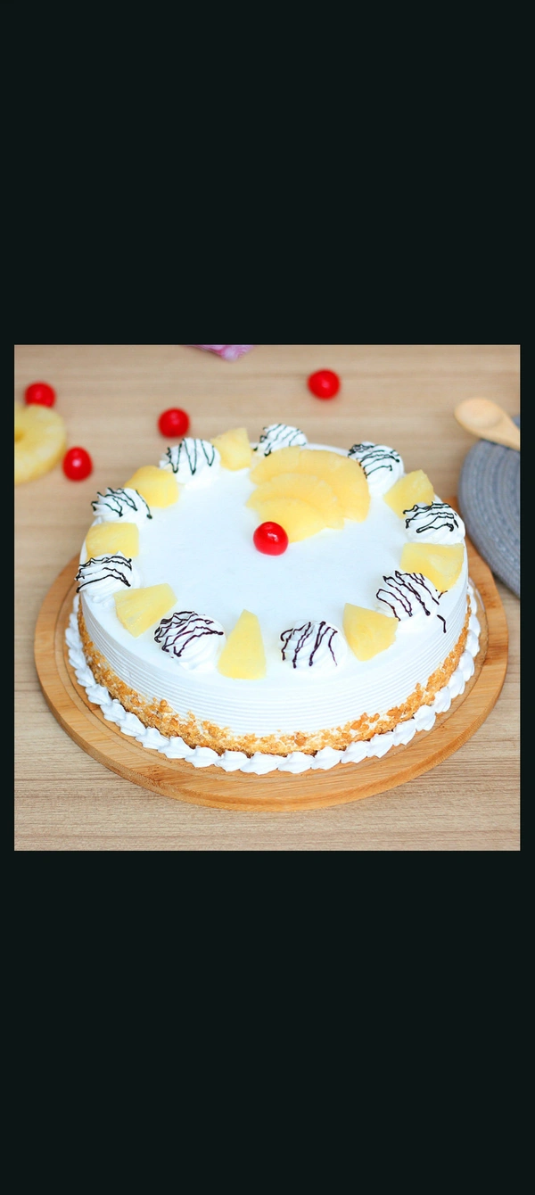 Pineapple cream Cake - 1kg