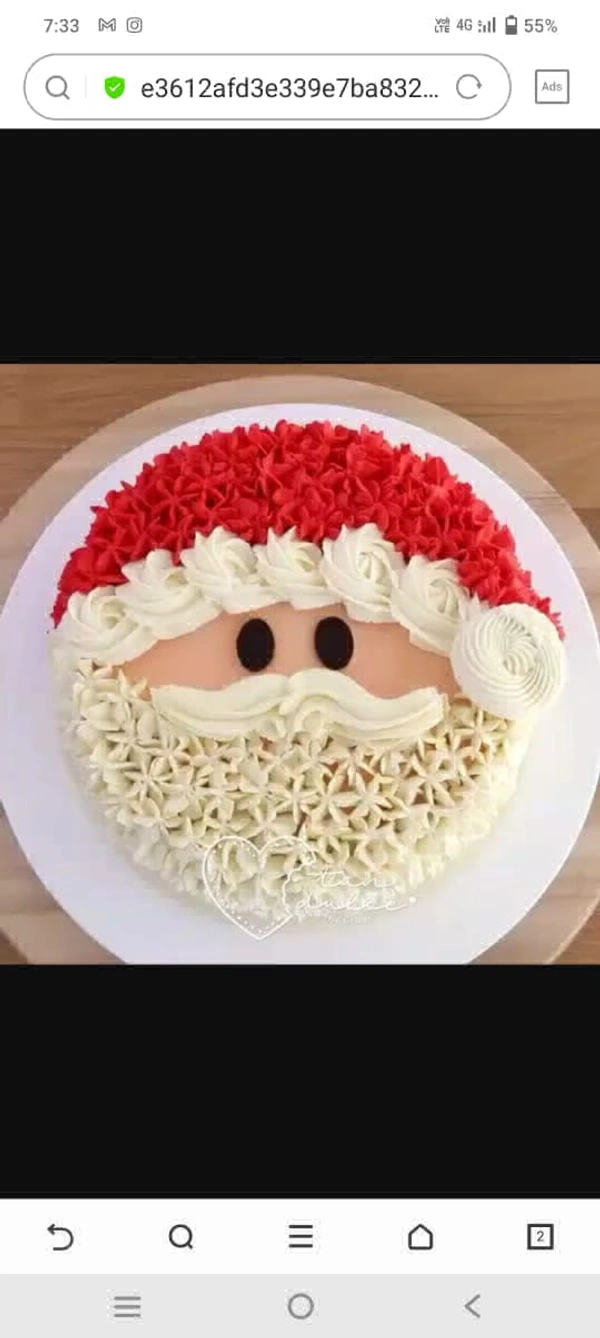 Santa Face Cake  - 500gm
