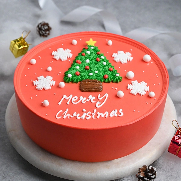 Merry Christmas Cake 2 - 500gm