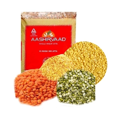 Aata,Daal & Rice