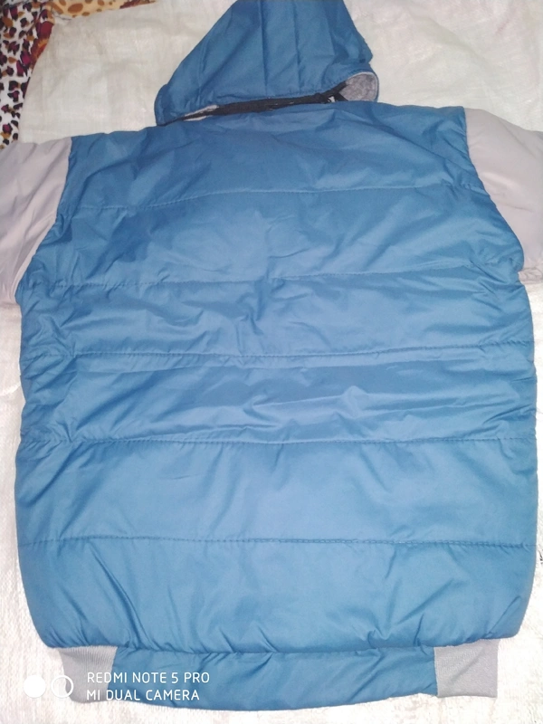 Puma Jacket 2in1 - light sky blue & Grey, 40