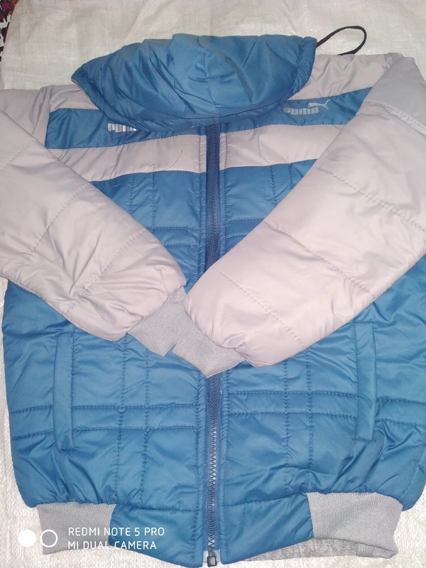 Puma Jacket 2in1 - light sky blue & Grey, 40