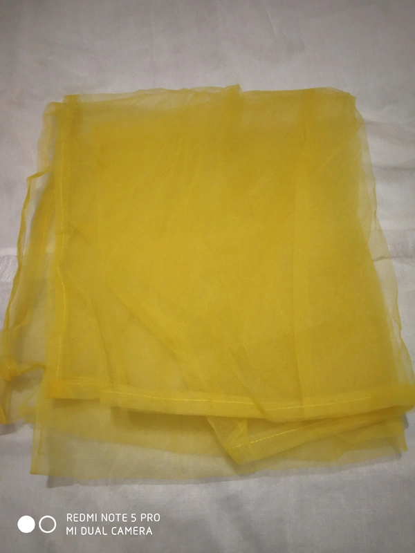 Crack Top Koti With Dupatta Set - Yellow, Free