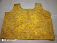 Crack Top Koti With Dupatta Set - Yellow, Free