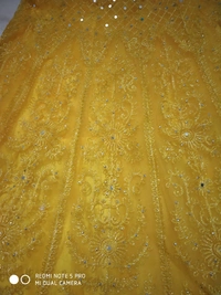 Crack Top Koti With Dupatta Set - Yellow, Free
