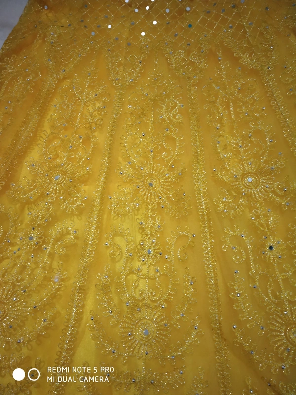 Crack Top Koti With Dupatta Set - Yellow, Free