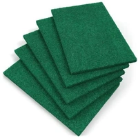 Green Scrub Pad 10* 7.5 cm  - Pack of 3