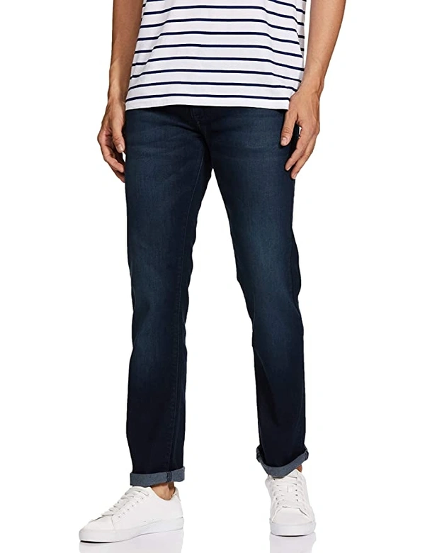 Pepe Dark Blue Solid Jeans - 32