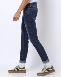 Spykar Skinny Blue Jeans - 36