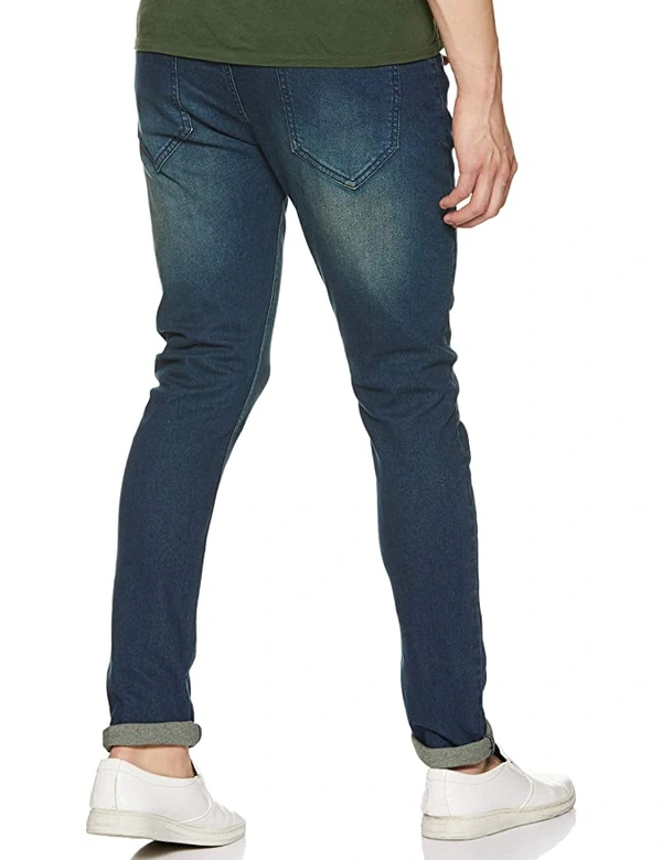 Wrangler Denim Blue Solid Jeans - 36