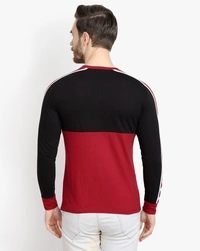 Red-Black Double Full Tshirt  - XL