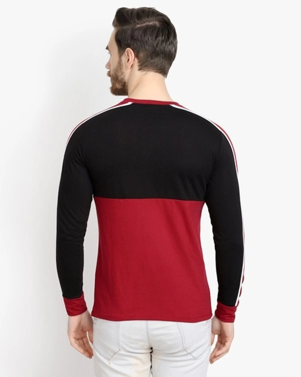 Red-Black Double Full Tshirt  - XL
