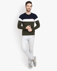 Crew Neck Full Sleeve Tshirt  - S