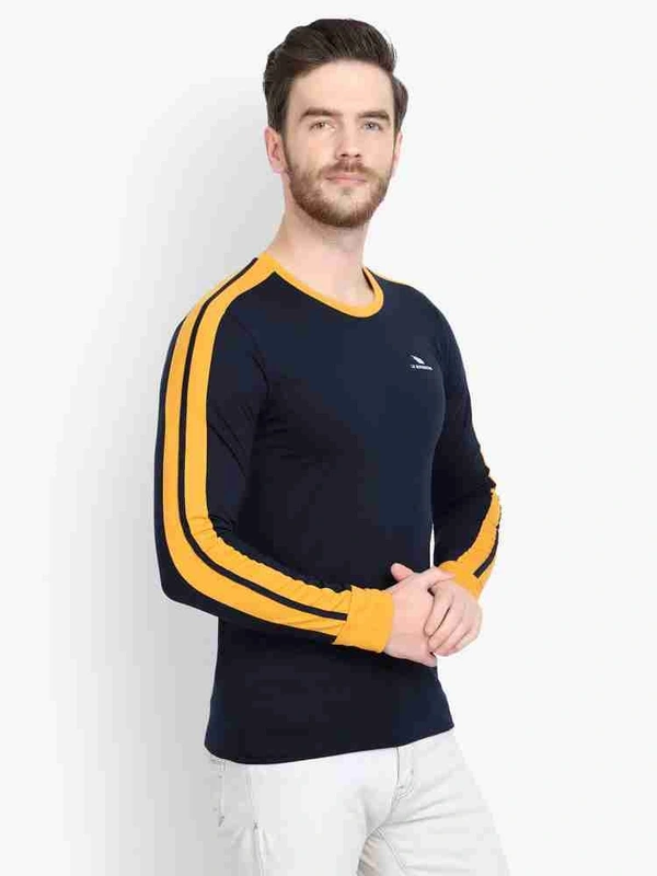 Black - Yellow Border Mens Tshirt - XL