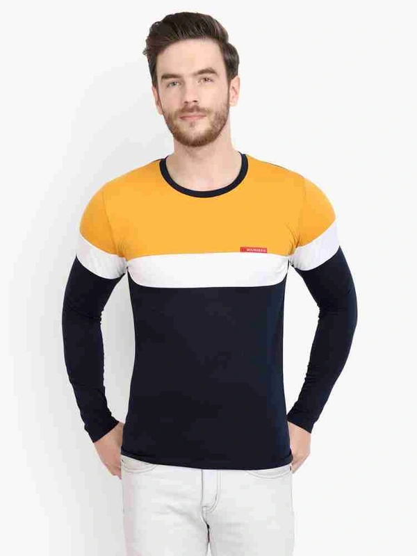 Full Sleeve Triple Color Full Sleeve Tshirt - XL