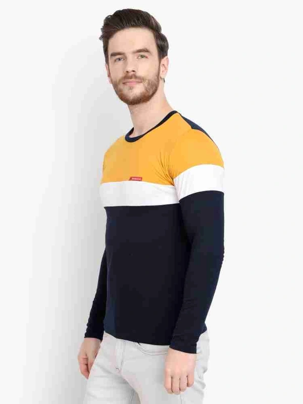 Full Sleeve Triple Color Full Sleeve Tshirt - XL