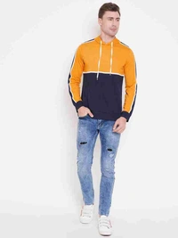 Double Color YB Mens Hoodie - M