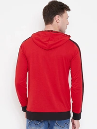 Full Red Mens Hoodie - S