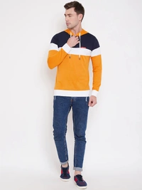 Triple Solid Mens Hoodie - M