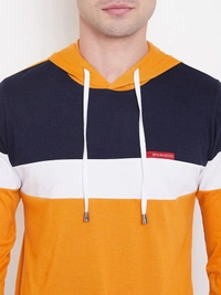 Triple Solid Mens Hoodie - M