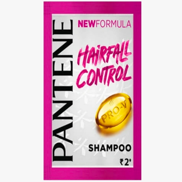 Pantene Hairfall Control 2in1 Shampoo+Conditioner Sachet- Mrp 2, Price 1.62/Pcs [Pack Of 16 ]