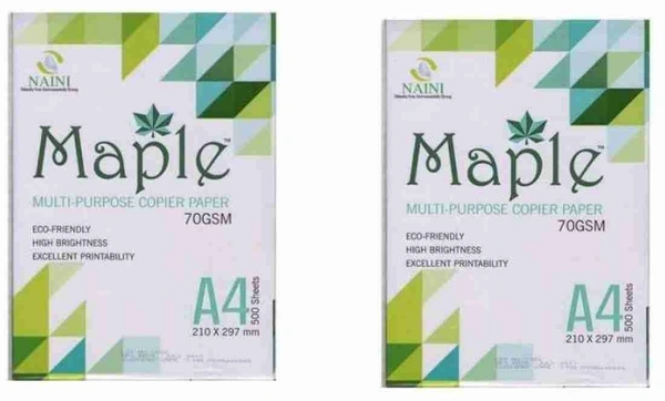 Maple A4 Page (Pack Of 2, 70 GSM A4 Paper)