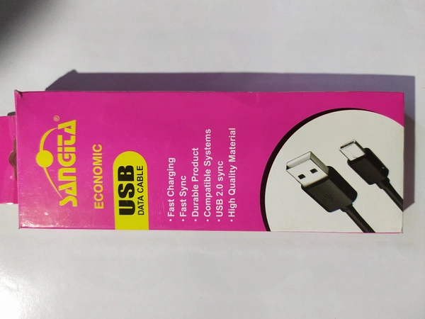 SANGITA White Data Cable (USB data cable) - White