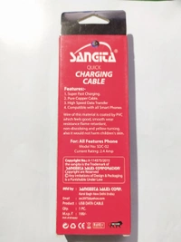 SANGITA Data Cable( Output Max 2.4 Type A ) - White