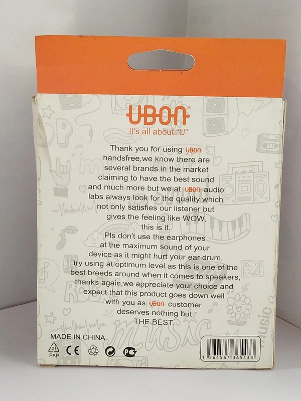 UBON DR-2/N95 ( Earphone ) - Black
