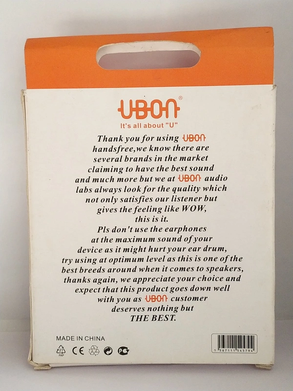 UBON UB-2Z / N95 ( Earphone ) - White