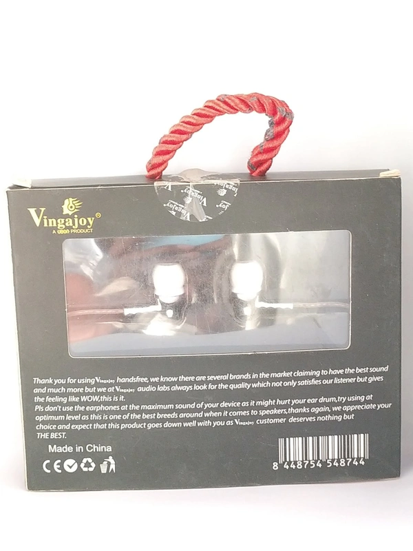 Vingajoy BP-49 / N95 ( Earphone ) - White