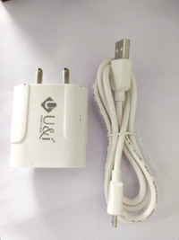 Dual USB Port Charger (Fast Charger ) - White