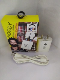 Dual USB Port Charger (Fast Charger ) - White