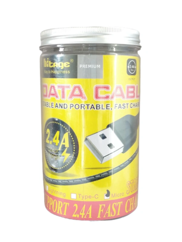 Hitage Data Cable ( Fast Charging ) - Black