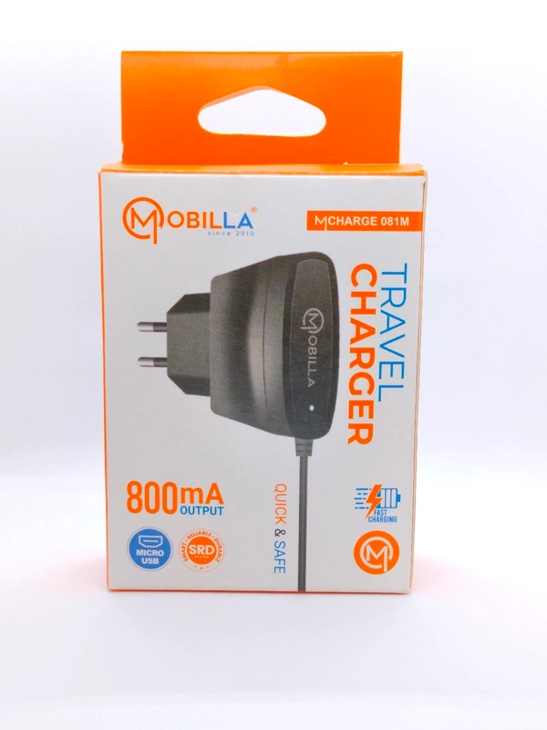 MCharge 081M ( 800ma OUTPUT Micro USB ) - Black