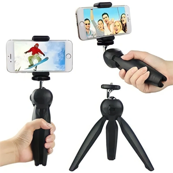 Selfie Stick Mini Mobile Stand - Black