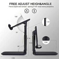 Mobile Stand For Table - Black