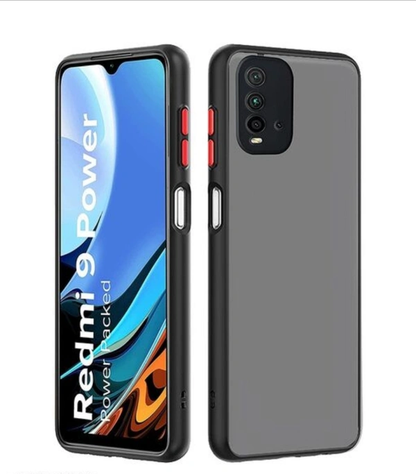 Redmi 9 Power Smoke Back Cover Translucent Matte Hard Case Cover for redmi 9 - 