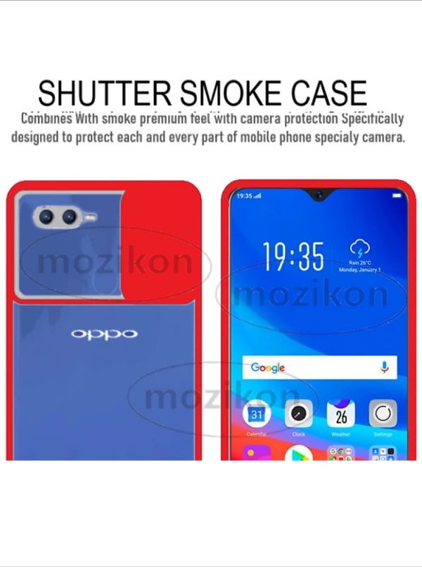 MOZIKON Back Cover for OPPO A12, OPPO F9 Pro, Realme 2, Oppo F9 (RedHard Case)