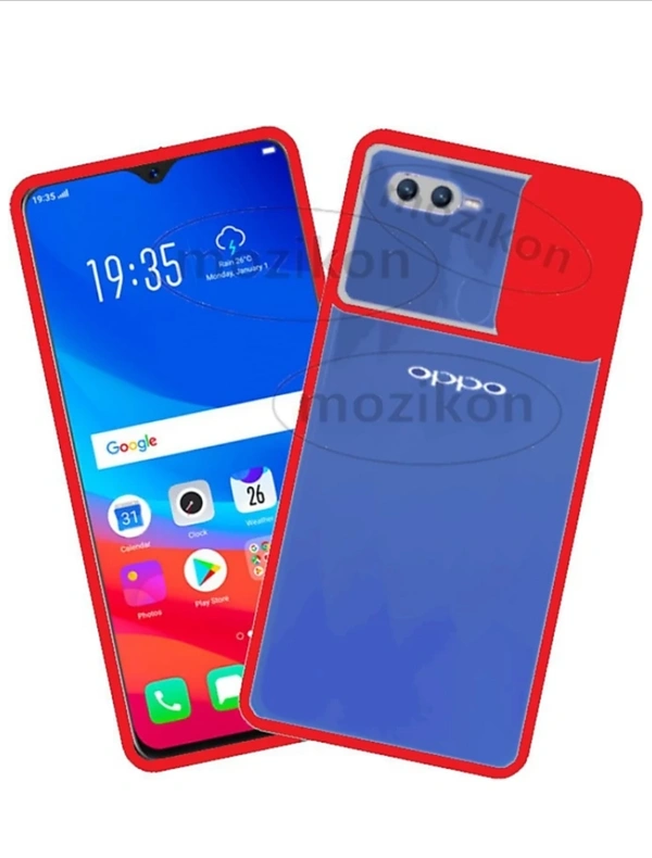 MOZIKON Back Cover for OPPO A12, OPPO F9 Pro, Realme 2, Oppo F9 (RedHard Case)